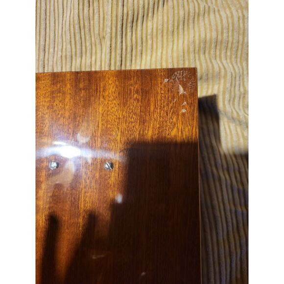 Reuge Music Upright 4-1/2" Disc Music Box With One Disc- Missing Foot - Picture 9 of 9